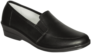 Туфли АЛМИ (67110-00101), женские, кожаные ПУ (черные)