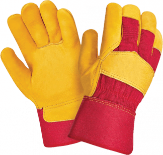 Перчатки СИБИРЬ К, (0120), кожа, х/б, жесткий манжет, подкладка Пер 228