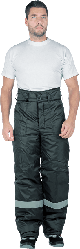 Костюм РЕГИОН зимний, черный-серый Кос 308