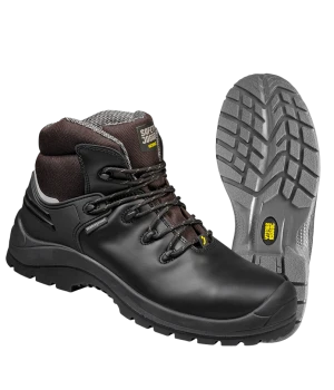Ботинки Х430 с КП и КС, кожа, ПУ/резина (черный /BLK)