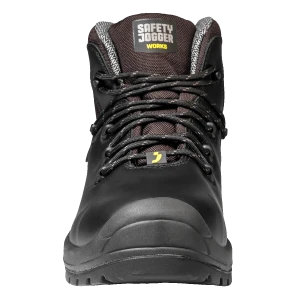 Ботинки Х430 с КП и КС, кожа, ПУ/резина (черный /BLK)