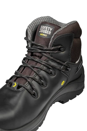 Ботинки Х430 с КП и КС, кожа, ПУ/резина (черный /BLK)