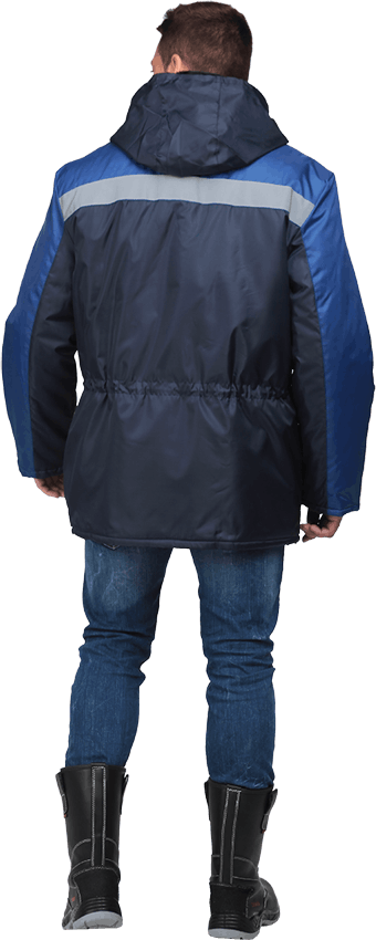 Куртка РЕГИОН зимняя, т/синий-василёк Кур 313