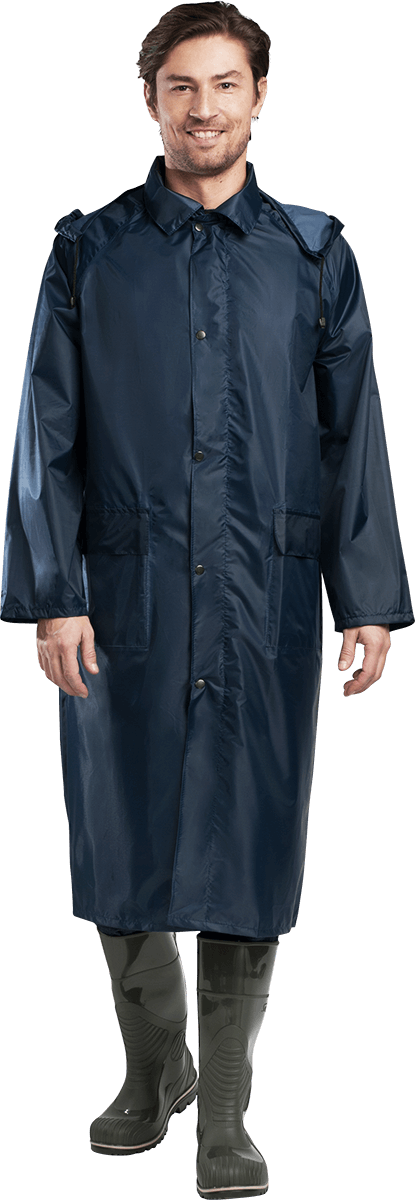 Плащ ВЛАГОЗАЩИТНЫЙ (модель Турист) т.синий