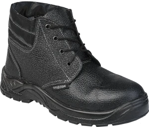 Ботинки ТРУДОВИК иск. мех, юфть/кирза ПУ Бот 109