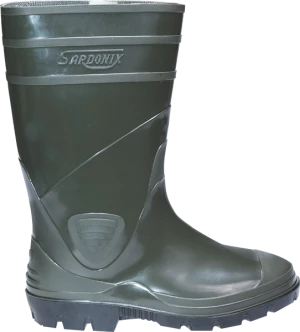 Сапоги ПВХ мужские, (арт.165-03, h-34, олива) Сап 018