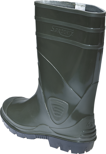 Сапоги ПВХ мужские, (арт.165-03, h-34, олива) Сап 018