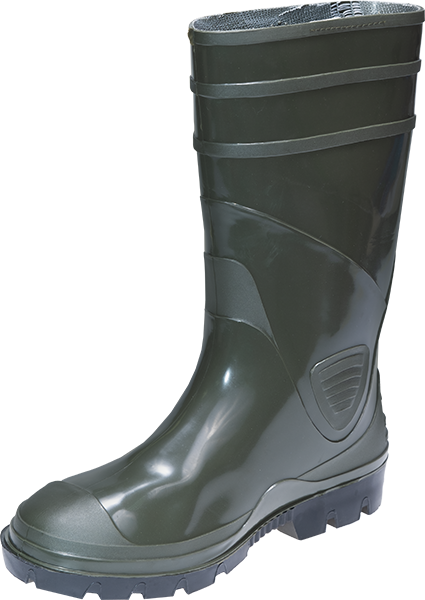 Сапоги ПВХ мужские, (арт.165-03, h-34, олива) Сап 018