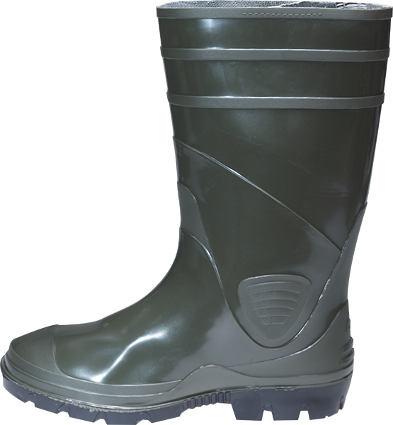 Сапоги ПВХ мужские, (арт.165-03, h-34, олива) Сап 018