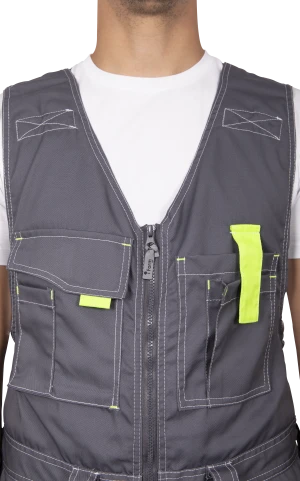 Комбинезон мужской ТУРБО от механических воздействий и ОПЗ, серый Ком 659