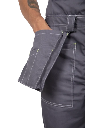 Комбинезон мужской ТУРБО от механических воздействий и ОПЗ, серый Ком 659