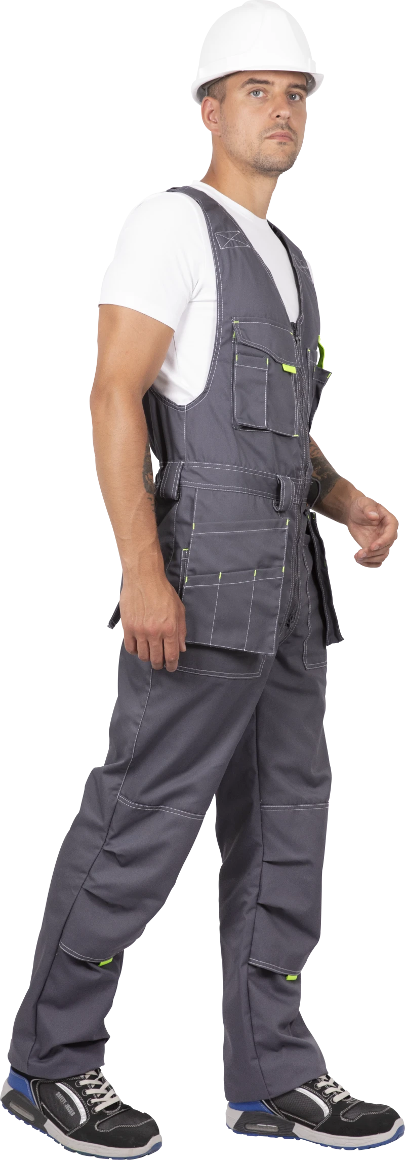 Комбинезон мужской ТУРБО от механических воздействий и ОПЗ, серый