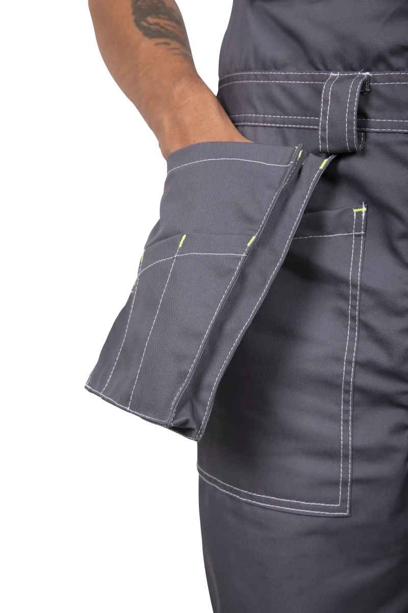 Комбинезон мужской ТУРБО от механических воздействий и ОПЗ, серый