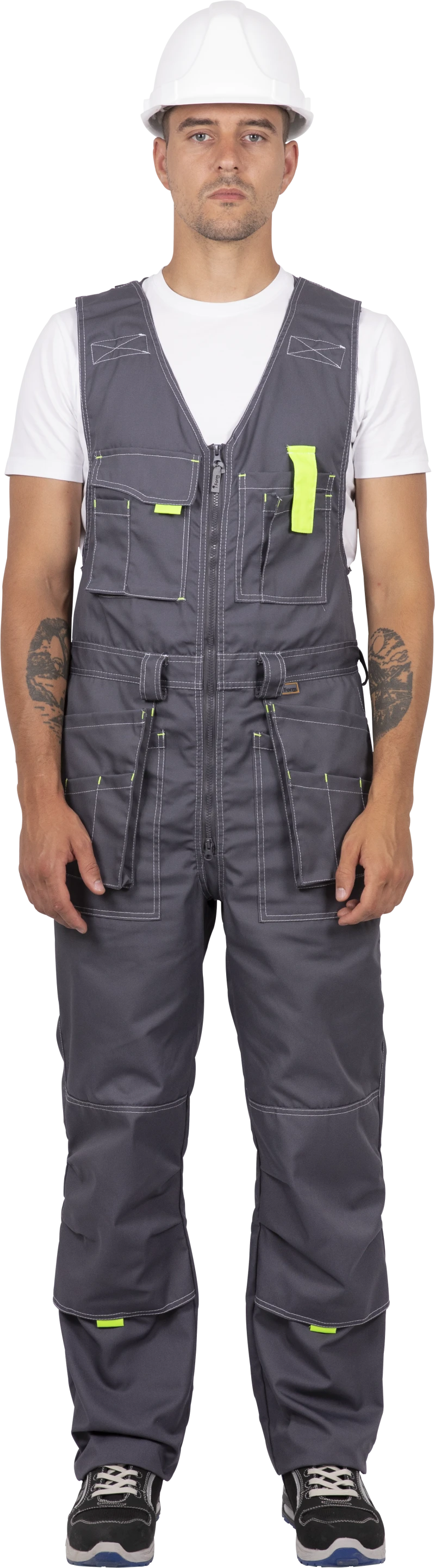 Комбинезон мужской ТУРБО от механических воздействий и ОПЗ, серый