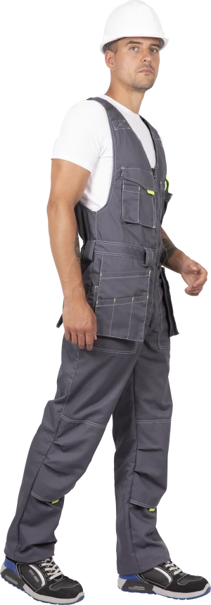 Комбинезон мужской ТУРБО от механических воздействий и ОПЗ, серый