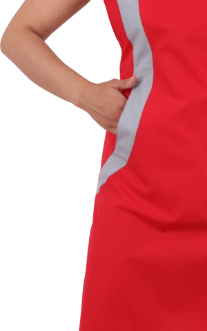 Униформа ВИНТАЖ, красный-серый Кос 869