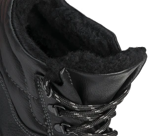 Ботинки БИЗОН с МП иск. мех (м.51), юфтевые ПУ Бот 178