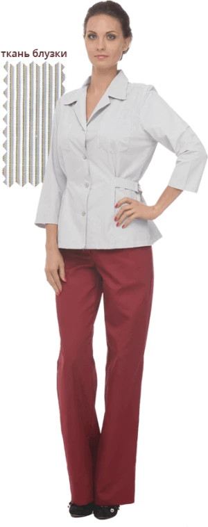 Униформа ВОСТОРГ, бордо Кос 808