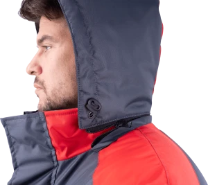 Костюм РОУД зимний, т/серый-красный Кос 488