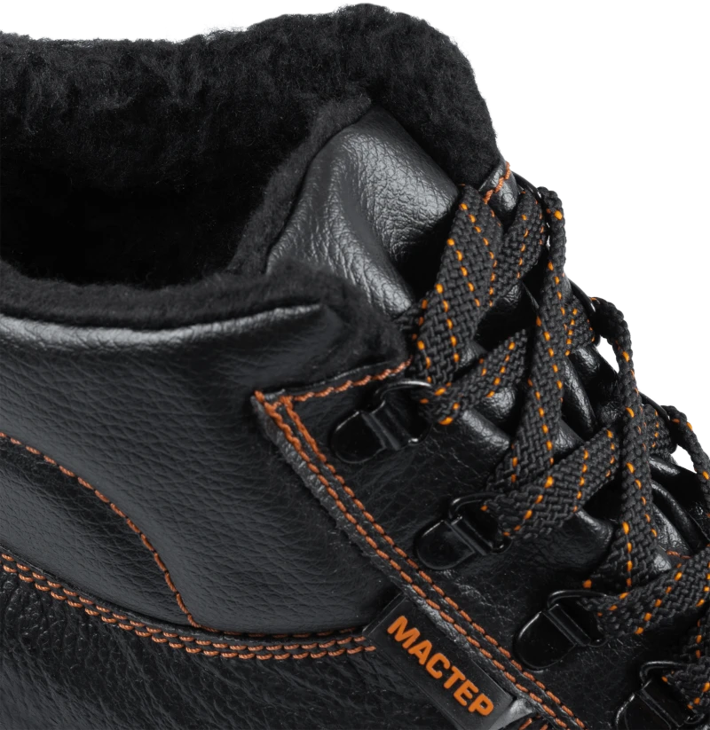 Ботинки МАСТЕР с МП иск. мех (3208МТ МАСТЕР), кожаные ПУ