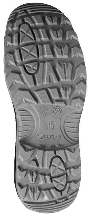 Ботинки СОЮЗНИК (Н21.1.3.1.1/мод.61) иск. мех, кожаные ПУ/ТПУ