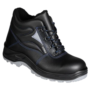 Ботинки СОЮЗНИК (Н21.1.3.1.1/мод.61) иск. мех, кожаные ПУ/ТПУ