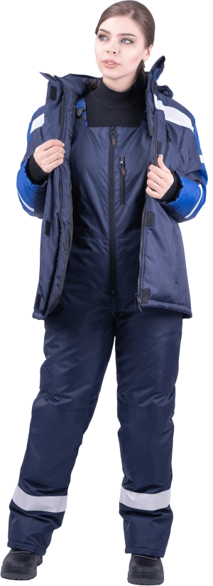 Костюм РОУД зимний, т/синий-василек, женский Кос 227