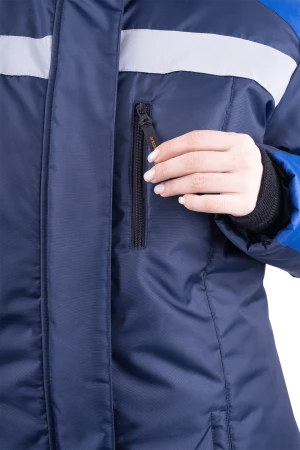 Костюм РОУД зимний, т/синий-василек, женский Кос 227