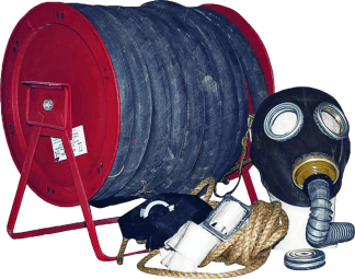 Противогаз шланговый ПШ-1Б, ШМП-2 шт, с х/б амуницией Про 047