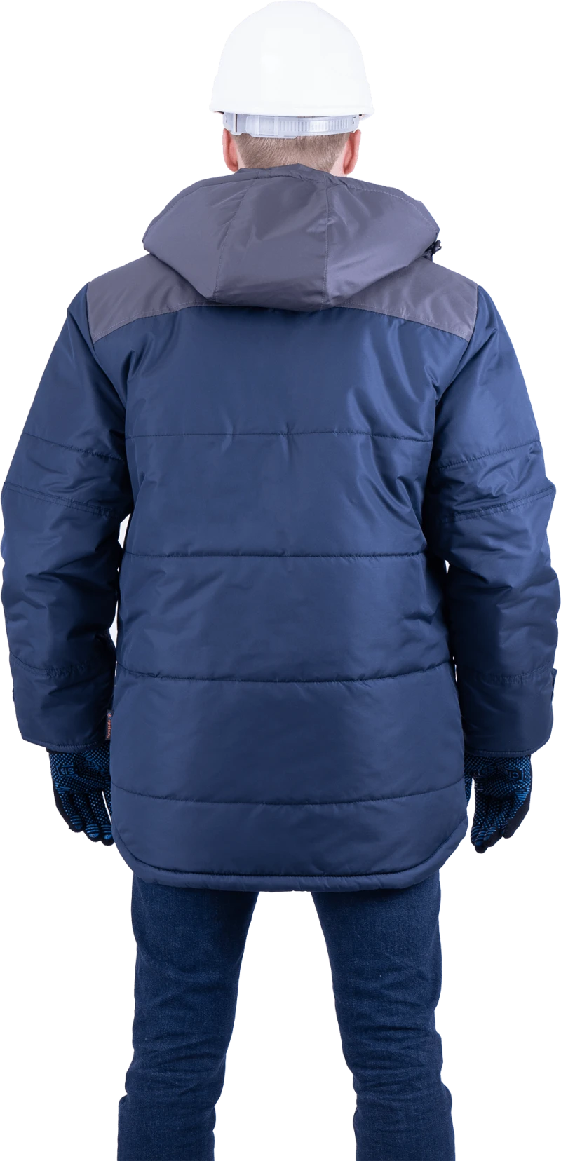 Куртка ШАТЛ зимняя, т/синий-серый Кур 902