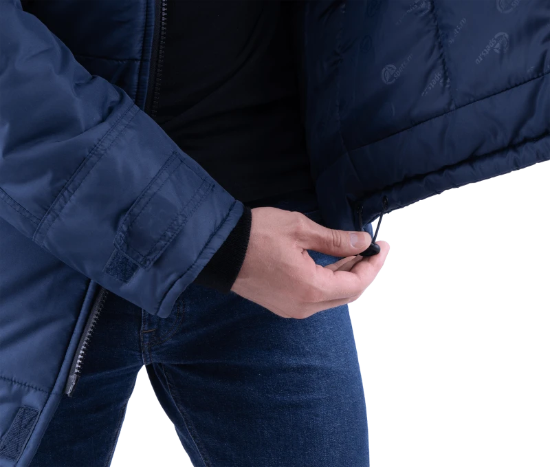 Куртка ШАТЛ зимняя, т/синий-серый Кур 902