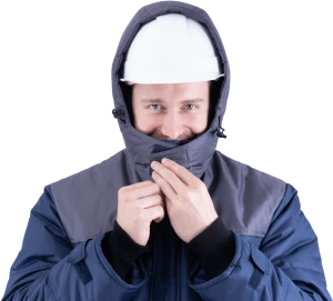 Куртка ШАТЛ зимняя, т/синий-серый Кур 902