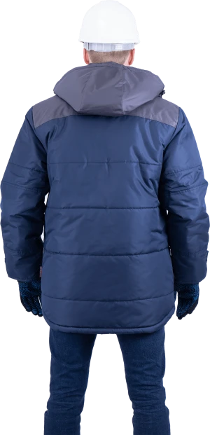 Куртка ШАТЛ зимняя, т/синий-серый Кур 902