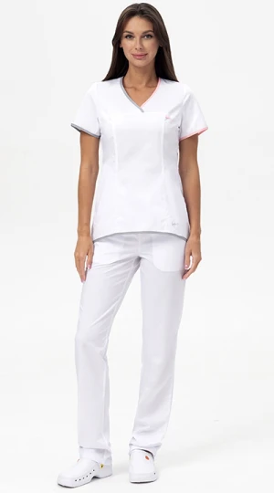 Блуза РАДУГА, белая Блу 009