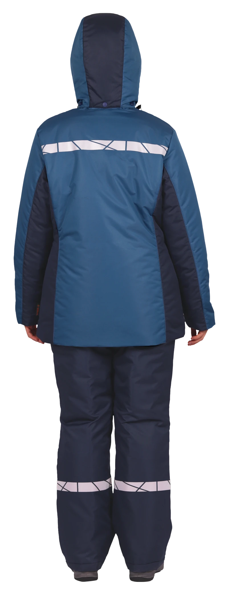 Куртка ВИРАЖ НЕО зимняя, морская волна-т/синяя, женская Кур 226