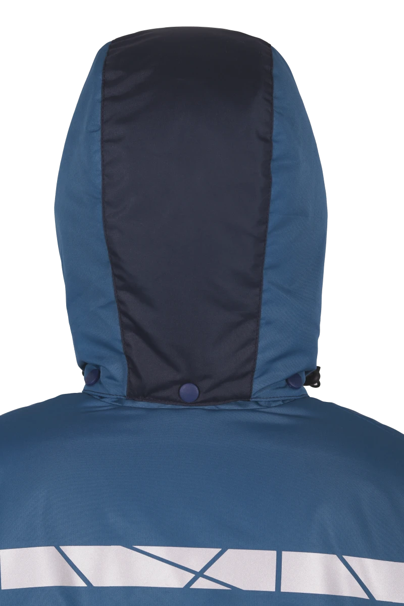 Куртка ВИРАЖ НЕО зимняя, морская волна-т/синяя, женская Кур 226