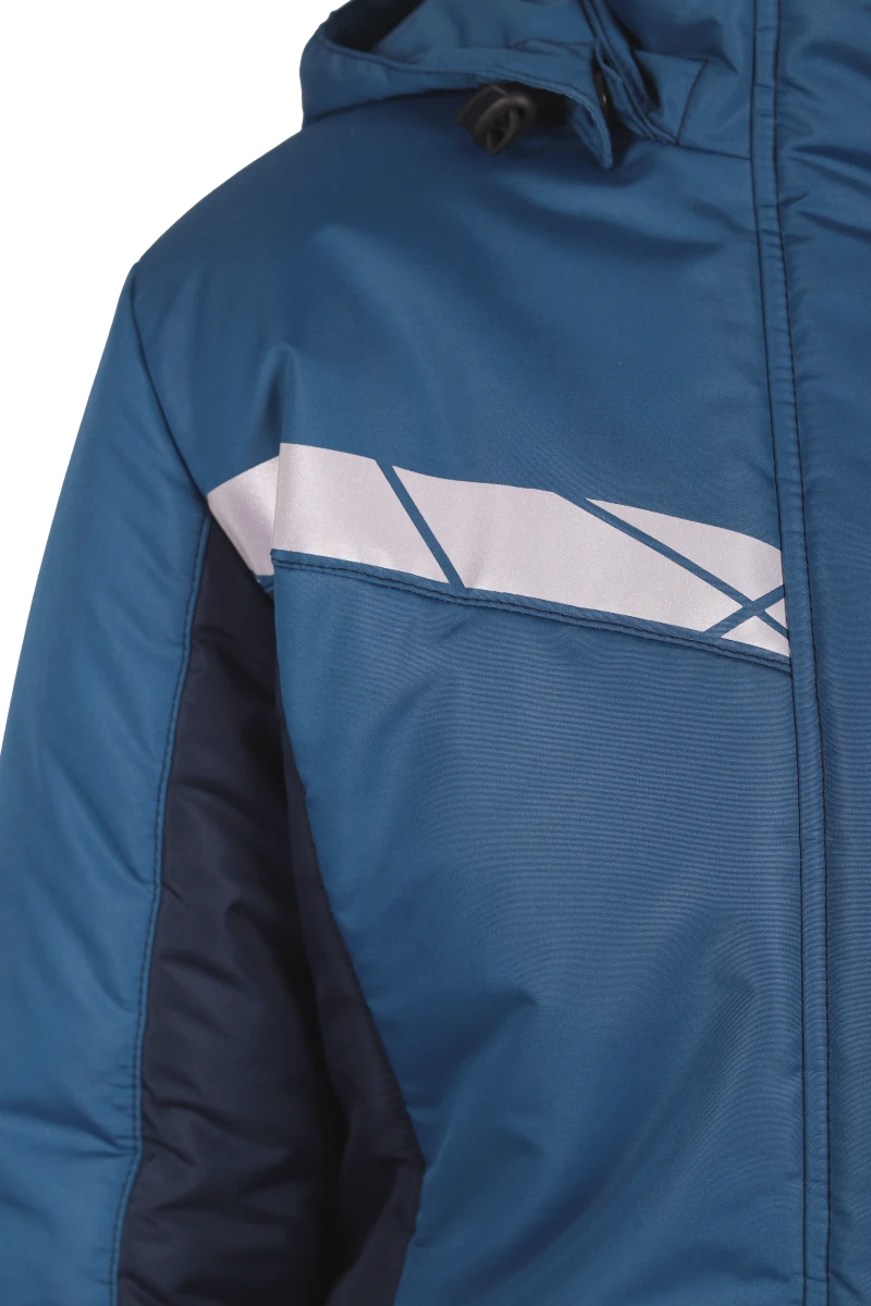 Куртка ВИРАЖ НЕО зимняя, морская волна-т/синяя, женская Кур 226