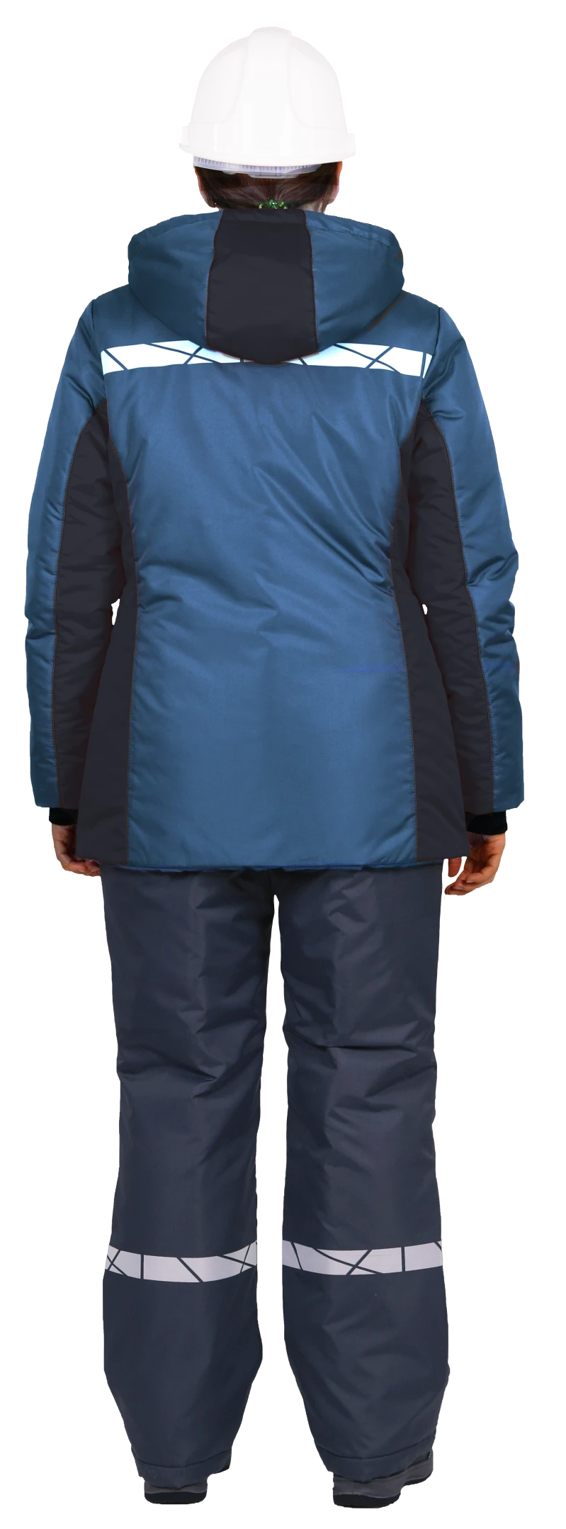 Куртка ВИРАЖ НЕО зимняя, морская волна-т/синяя, женская Кур 226