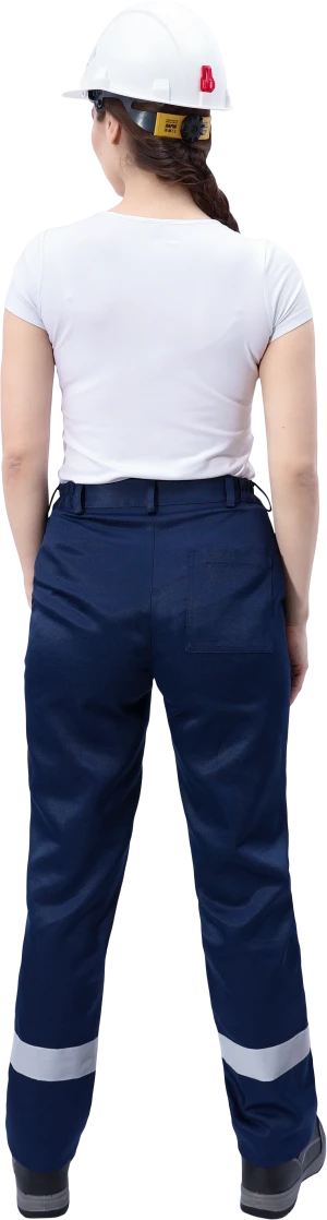 Костюм МАСТЕР ЛЮКС летний, т/синий-василек, женский (Куртка+брюки) Кос 794