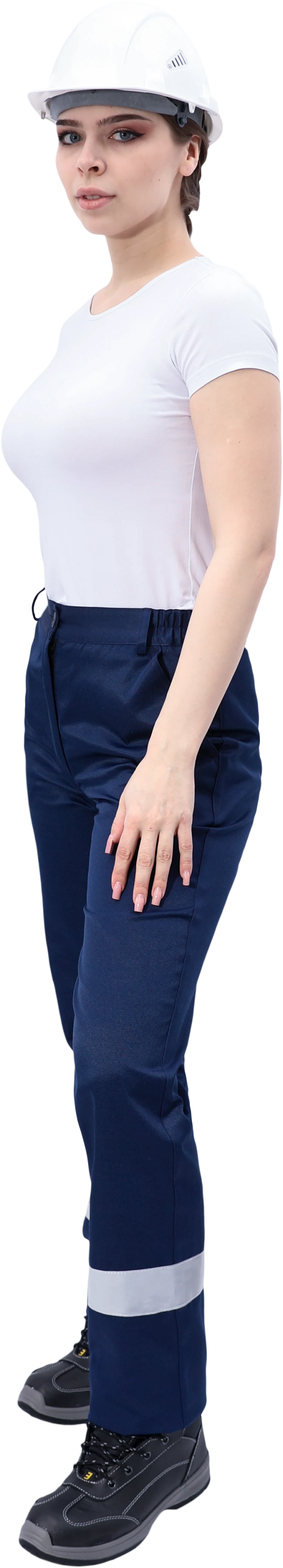 Костюм МАСТЕР ЛЮКС летний, т/синий-василек, женский (Куртка+брюки) Кос 794