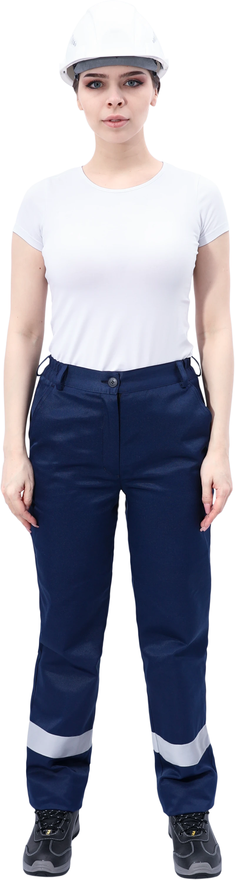 Костюм МАСТЕР ЛЮКС летний, т/синий-василек, женский (Куртка+брюки) Кос 794