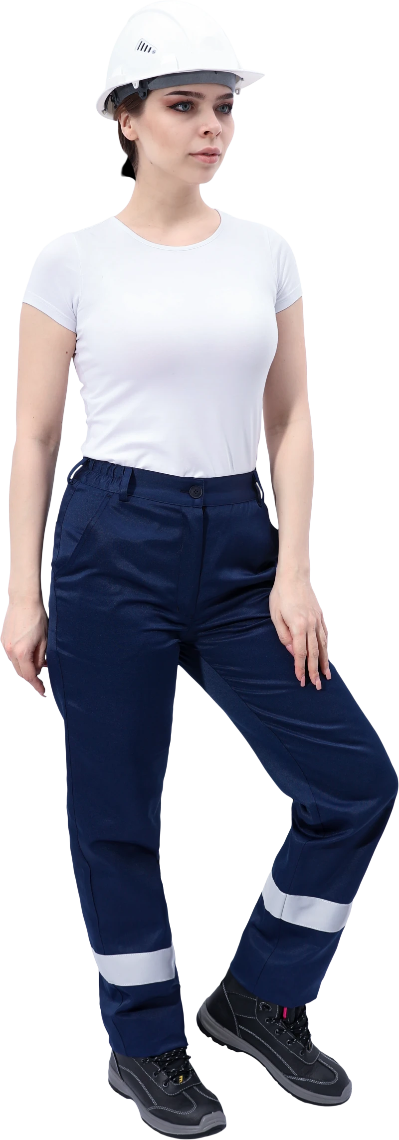 Костюм МАСТЕР ЛЮКС летний, т/синий-василек, женский (Куртка+брюки) Кос 794