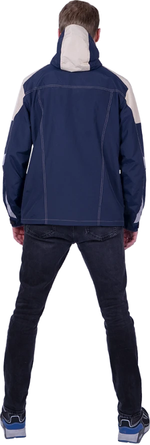 Куртка-штормовка РЕСПЕКТ, синий-бежевый Кур 907