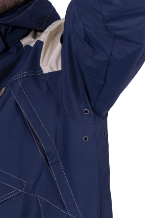 Куртка-штормовка РЕСПЕКТ, синий-бежевый Кур 907