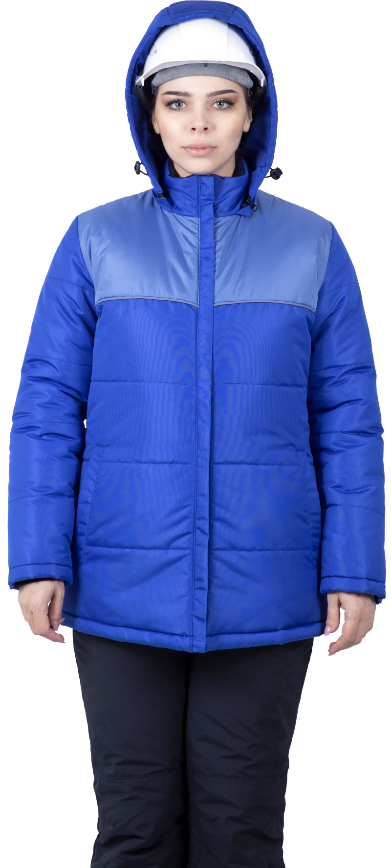 Куртка ЗИМУШКА НЕО зимняя, василёк, женская Кур 227