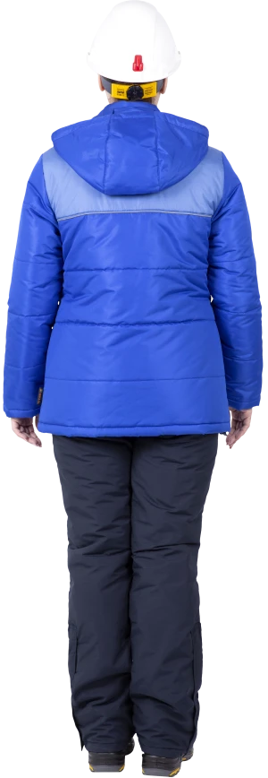 Куртка ЗИМУШКА НЕО зимняя, василёк, женская