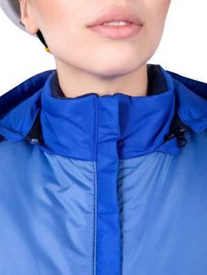 Куртка ЗИМУШКА НЕО зимняя, василёк, женская