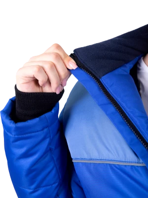 Куртка ЗИМУШКА НЕО зимняя, василёк, женская