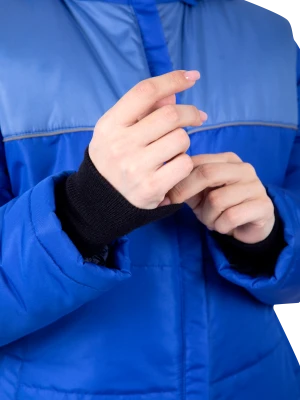 Куртка ЗИМУШКА НЕО зимняя, василёк, женская Кур 227