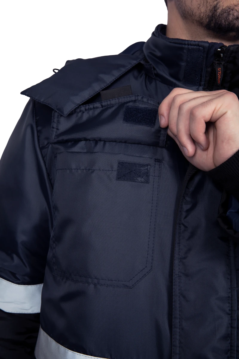 Костюм МЕРКУРИЙ-2 зимний, т/синий-чёрный Кос 205